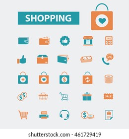 iconos de compras