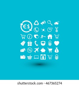Shopping icons