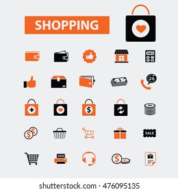 shopping icons
