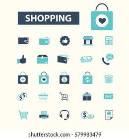 shopping icons