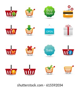 shopping icons