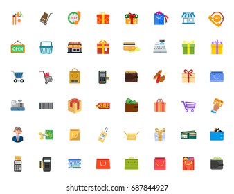 shopping icons