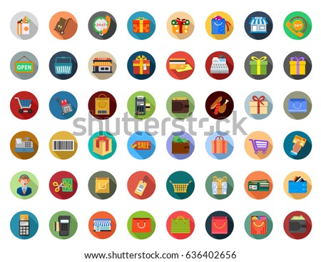 shopping icons