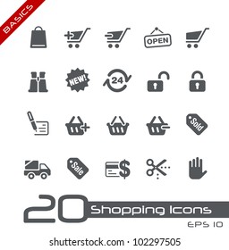 Shopping Icons // Basics