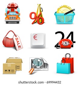 Shopping icons | Bella series