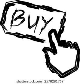 shopping icons in Doodle style, Web icons set. Shopping pictogram, sale