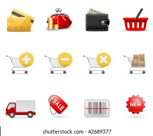 Shopping icons, part 2