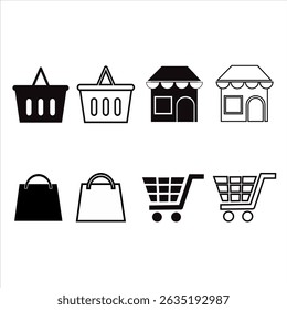 Shopping icons are perfect for your shopping themed designs