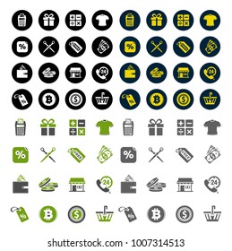 Shopping Icons set