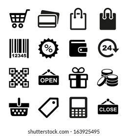 Shopping Icons set