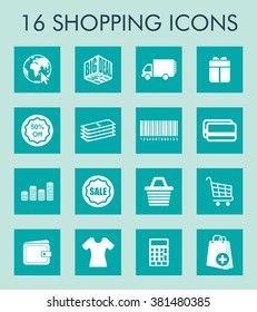 Shopping Icons set