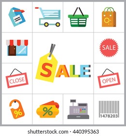 Shopping Icons Set