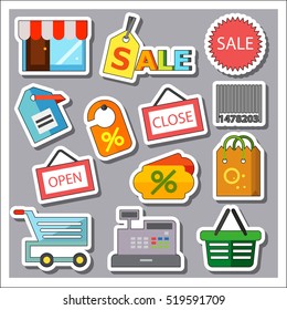 Shopping Icons Set