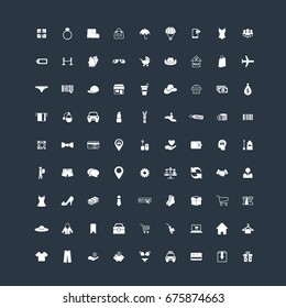 Shopping icons set