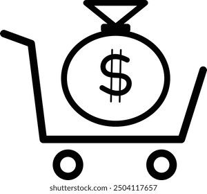 Shopping Icons Set E-commerce Icon Collection Online Shopping Thin Line Icons Shop Icons Vector