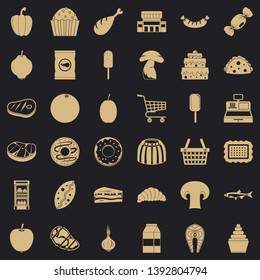 Shopping icons set. Simple style of 36 shopping vector icons for web for any design