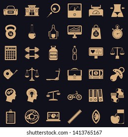 Shopping icons set. Simple style of 36 shopping vector icons for web for any design