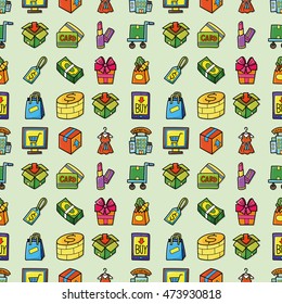 Shopping icons set,eps10
