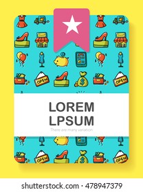 Shopping icons set,eps10