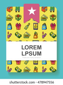 Shopping icons set,eps10