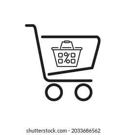 Shopping icons symbol vector elements for infographic web