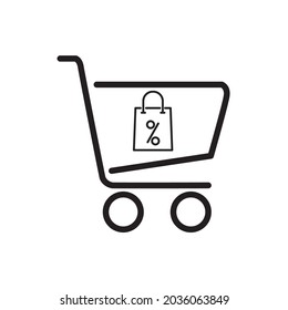 Shopping icons symbol vector elements for infographic web