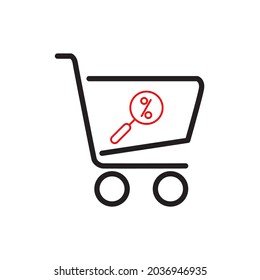 Shopping icons symbol vector elements for infographic web