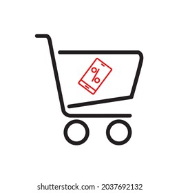 Shopping icons symbol vector elements for infographic web