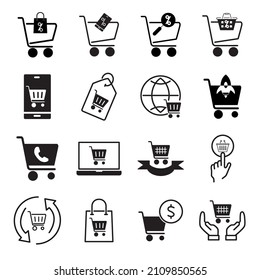 shopping icons  symbol vector elements for infographic web