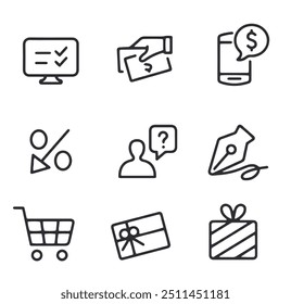 Shopping icons vector design Vector