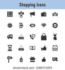 Shopping Icons vector illustration design