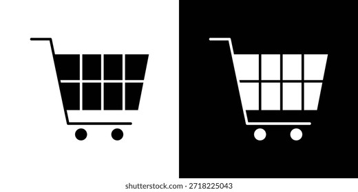 Einkaufssymbole Vektorvorlage Illustration Symbol Pixel perfekt