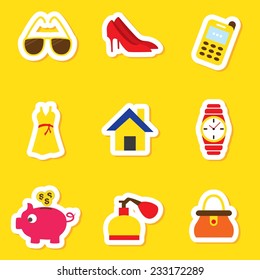 Shopping Icons Vectors Pack 4