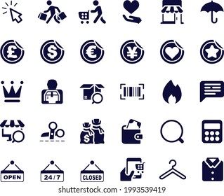 shopping icons web  vector design 