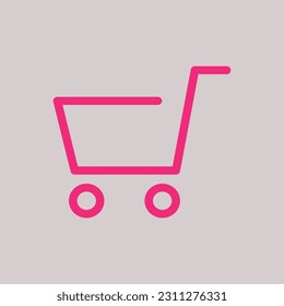 shopping icon,shopping chart related icon isolated on background