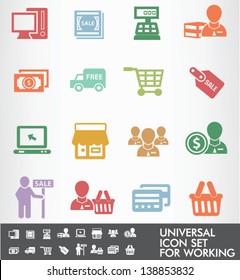 Shopping icons,vector