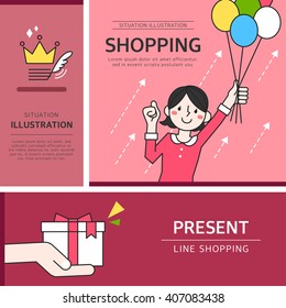 Shopping Illustration