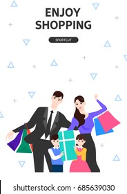 Shopping illustration