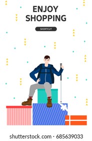 Shopping illustration