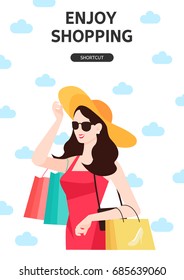 Shopping illustration