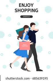Shopping illustration