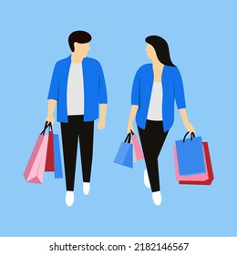 shopping illustration design icon vector