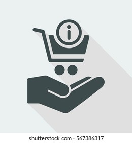 Shopping info - Minimal modern icon