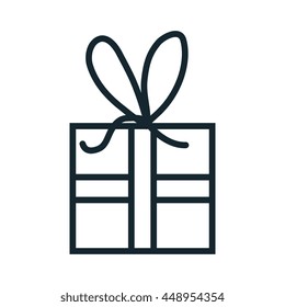 Shopping isolated flat icon in black and white icon, vector illustration.