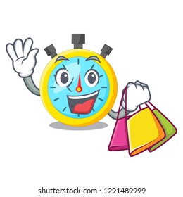 Shopping isolated stopwatch with in the character