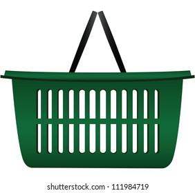 Shopping for items for purchase in the store. Vector illustration.