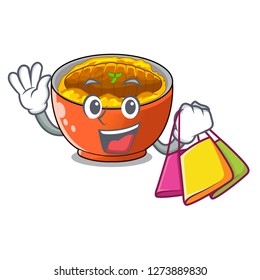 Shopping katsudon sauce in the character bowl