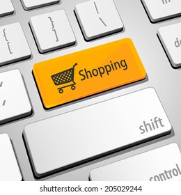 shopping keyboard