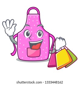 Shopping kitchen apron in the mascot room