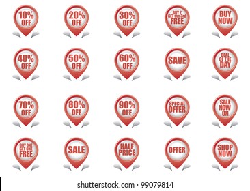 Shopping Label Icons